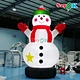 inflatable snowman